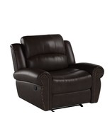 Christopher Knight Home Gavin Bonded Leather Gliding Recliner, Brown, 38... - £495.23 GBP