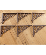 6 Antique Style Shelf Brace Wall Bracket Cast Iron Brackets Vine Garden ... - €40,68 EUR 6 Antique Style Shelf Brace Wall Bracket Cast Iron Brackets Vine Garden ... - €40,68 EUR