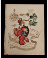 Vtg Holland America Cruise Ship Line Wine Cigar &amp; Cigarette List Rare Ep... - €43,41 EUR