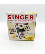 Singer Sewing Kit Foldable Cube With Scissors Never Used - £15.63 GBP