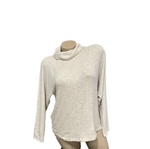 Lush Cozy Cowl Neck Oatmeal Sweater Extra Small XS NWOT - $12.86