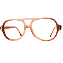 American Optical AO Men Eyeglasses Vintage Pilot Plastic Brown 53-17-130 - £62.76 GBP