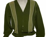 Vintage 1970s Lord Clayton Button Cardigan Sweater 90&#39;s Cobain Grunge - £31.76 GBP