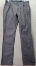 Michael Kors Pants Mens Size 32 Gray Cotton Pockets Flat Front Slim Fit ... - $23.05