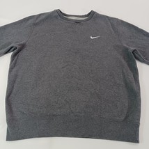 Nike Men's Gray Cotton Blend Fleece Pullover Sweater Size Large  image 10