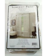 Kensington Home Fashions 84&quot; SOMERSET Semi-Sheer Rod Pocket Window Curta... - $12.34