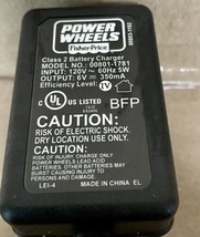 Power Wheels 00801-1781 6V Battery Charger - $9.88