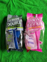 Twin Bladed Razors 20 Count 10 Men&#39;s 10 Women&#39;s  Lot Brand New  Sealed - £7.07 GBP