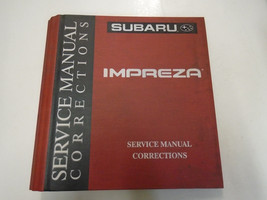 Subaru Impreza Service Manual Corrections Binder Only W/TABS Factory Oem - £15.61 GBP