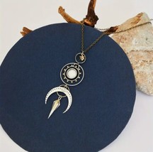 Celestial Moon Eye of Horus Pendant  - $12.38