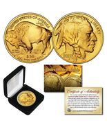 2022 24K Gold Plated $50 AMERICAN GOLD BUFFALO Indian Head TRIBUTE Coin ... - $22.01 CAD