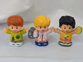 Fisher Price Little People Bus Driver Student Beach Boy Lot - $13.45