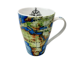 Paul Cardew The Globe Coffee Mug Cup Old World Map England Bone China Si... - £14.21 GBP