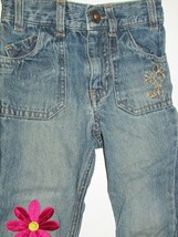 CHEROKEE blue jeans 3T w/5 pockets, belt loops (jeann bx) - £3.10 GBP