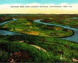 Moccasin Bend From Lookout Mountain Chattanooga TN UNP Linen Postcard E5 - $8.86