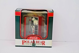 Coca Cola 1998 Polar Bear Collection Christmas Ornament Bears in Cooler - £9.51 GBP