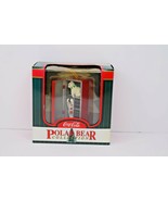 Coca Cola 1998 Polar Bear Collection Christmas Ornament Bears in Cooler - $16.09 CAD