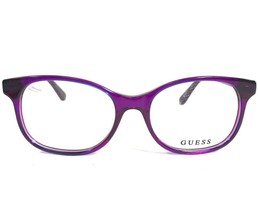 Guess Girls Eyeglasses Frames GU9176 081 Clear Purple Blue Cat Eye 48-16... - $37.19
