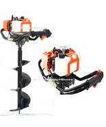 One Man Gas Post Hole Digger Fencing Soil Drill Machine w/4&quot; 6&quot; &amp; 10&quot; Au... - $436.15 CAD