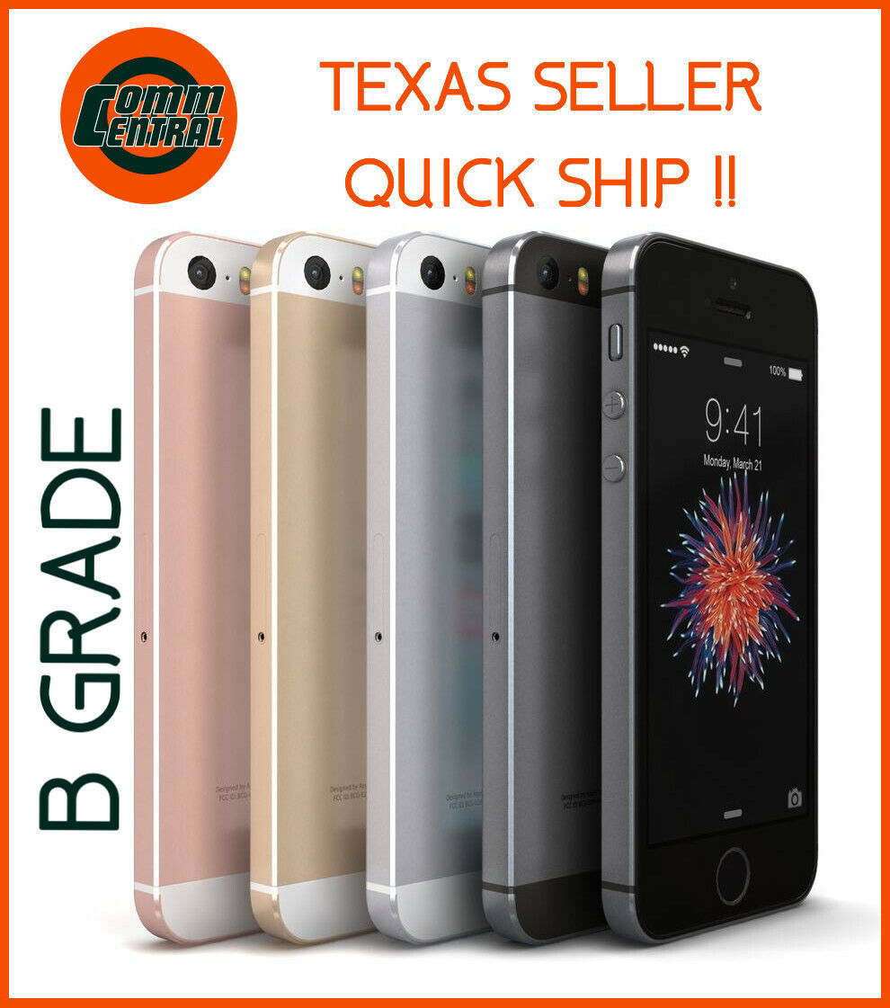 Primary image for UNLOCKED Apple iPhone SE 16GB / 32GB / 64GB Smart Phone / T-Mobile AT&T *B GRADE