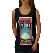 Will You Be Mine Funny Tee Ocean Giant Women Tank Top - £10.34 GBP