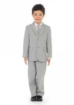 Boys Light Gray Suit (Classic Slim) - $1,027.62 MXN+