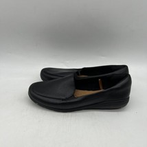 Easy Spirit Womens Abide Black Leather Loafers Shoes Size 8.5 - £19.84 GBP
