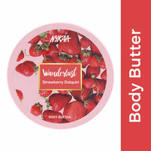 Nykaa Wanderlust Body Butter 200ml Strawberry Daiquiri Skin Body Face Care - £22.85 GBP