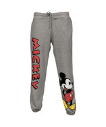Disney Mickey Mouse Classic Retro Art Junior&#39;s Joggers Grey - £27.44 GBP