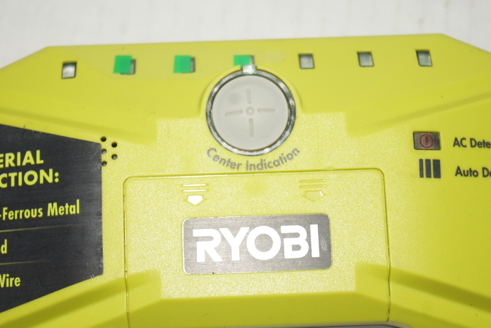 Ryobi ESF5001ID AC Detection Auto Depth Scan Whole Stud Finder Detector Item image 2