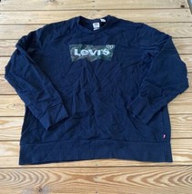 Levi’s Men’s Logo Sweatshirt Size L Black Aa - $17.33