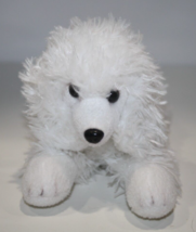 Yomiko Classics Paix White Poodle Dog Plush Lying Russ Berrie Bean Bag P... - $273.22 MXN