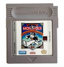 Monopoly Game Boy Nintendo Boardgame Video Game With Case ELEC - £23.16 GBP