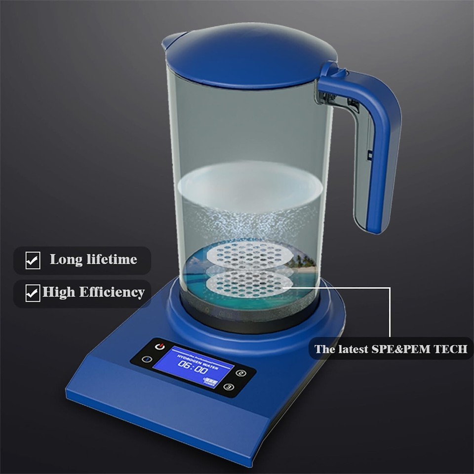 Portable Hydrogen Alkaline Water Pitcher with Automatic Activation & Modes Item image 4