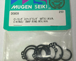 MUGEN SEIKI RACING D0809 C Rings / Snap Ring MTX / AVA 250 RC Radio Cont... - $9.99