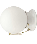 Westinghouse 2 Light Indoor Ceiling 66680 White Finish Glass Globe 7.25” H - €30,44 EUR