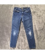 Lucky Brand Jeans Girls 8 Blue Denim Zoe Jegging Dark Wash - $749.69 MXN