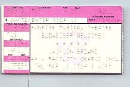 JACKSON Browne Konzert Ticket Stumpf März 10 1994 Sonnenaufgang Florida - £31.52 GBP