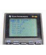 Texas Instruments TI-82 Graphing Calculator Working but Lines in the Screen - £8.70 GBP