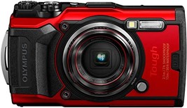 Camera, Red Olympus Tough Tg-6 Waterproof. - £447.13 GBP