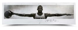 Michael Jordan Autographed &quot;Hof 2009&quot; Bulls 72&quot; X 23&quot; Wings Photograph Uda Le - £7,190.60 GBP