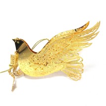 2007 Christmas Dove Danbury Mint Christmas Ornament Gold Plated Collection - £14.03 GBP