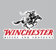 Winchester Rifles and Shotguns Vinyl Decal 4&quot; tall x7&quot; wide - Indoor/Outdoor - £4.61 GBP