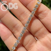 5 Carat Moissanite Tennis Bracelet – 925 Sterling Silver - $5,970.60 MXN
