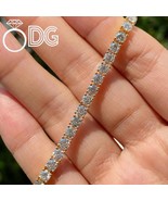 5 Carat Moissanite Tennis Bracelet – 925 Sterling Silver - $443.48 CAD