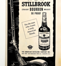 1949 Stillbrook Bourbon Advertisement Long Rifle Vintage Distillery Liqu... - $19.99