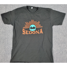 Suna Sedona Shirt Mens Medium Gray Graphic T-Shirt Arizona Short Sleeve ... - $16.80