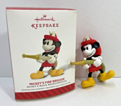 2014 Hallmark Keepsake Ornament - Mickey&#39;s Fire Brigade (3rd in the Series) - £15.94 GBP