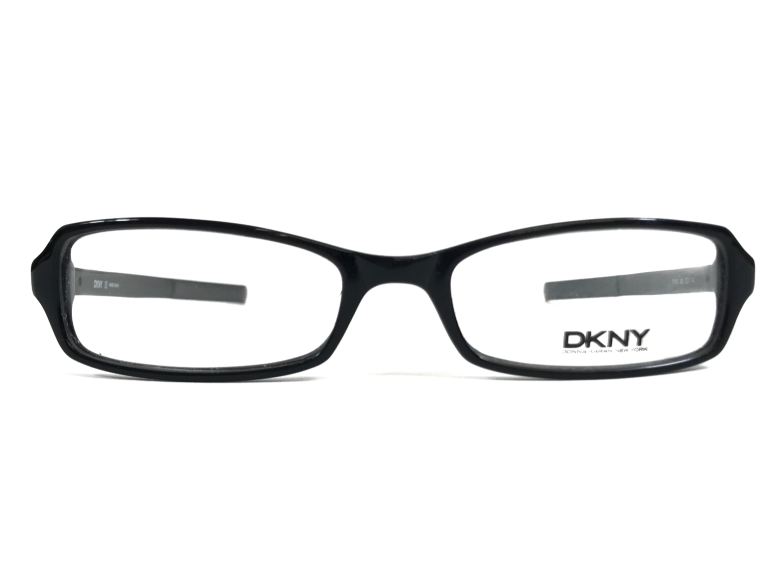 DKNY Eyeglasses Frames DY4510 3001 Polished Black Rectangle Full Rim 50-... - $59.39