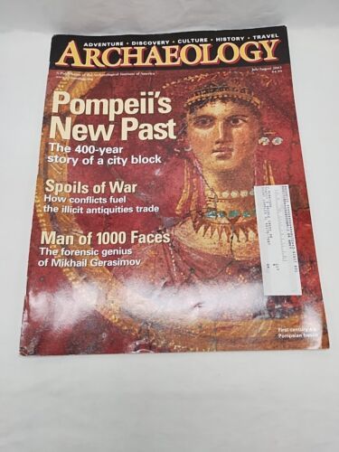Archaeology July/August 2003 Magazine Pompeii&#39;s New Past - $10.88